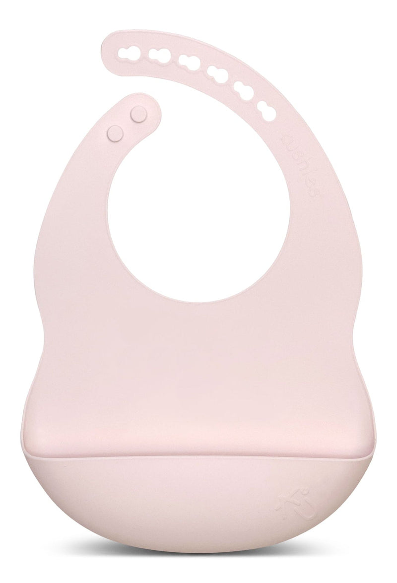 Silibib Silicone Feeding Bib, Pink S8Q1