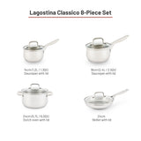 Classico Stainless Steel Cookware Set, 8-pc K7S6 - product image 4