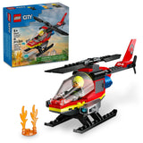 City Fire Rescue Helicopter - 60411, 85-pcs, Ages 5+ W2I0 - product image 1