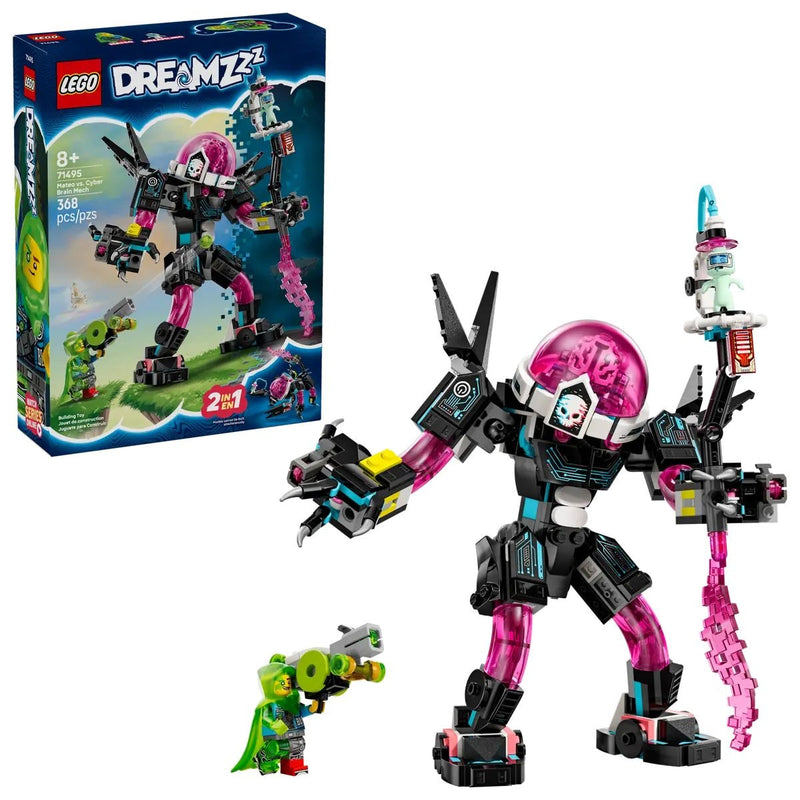 DREAMZzz Mateo vs. Cyber Brain Mech Robot - 71495, 368-pcs, Ages 8+ T5O7