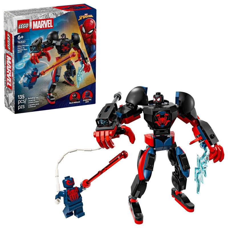 LEGO Miles Morales Mech Vs. Spider-Man 2099 - 76337, 135-pcs, Ages 6+ F4X3