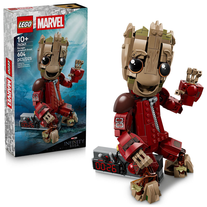LEGO Ravager Jumpsuit Groot - 76341, 604-pcs, Ages 10+ F7J0