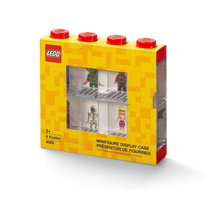 Minifigure 8-Figure Blue Display Case for Ages 5+ U0D3