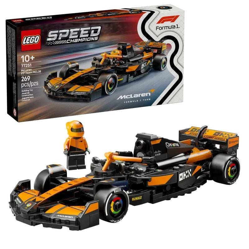 Speed Champions McLaren F1 Team MCL38 Race Car - 77251, 269-pcs, Ages 10+ G0Z3