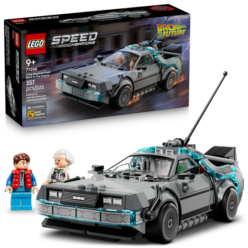 Speed Champions Time Machine From Back To The Future - 77256, 357-pcs, Ages 9+ E6X0