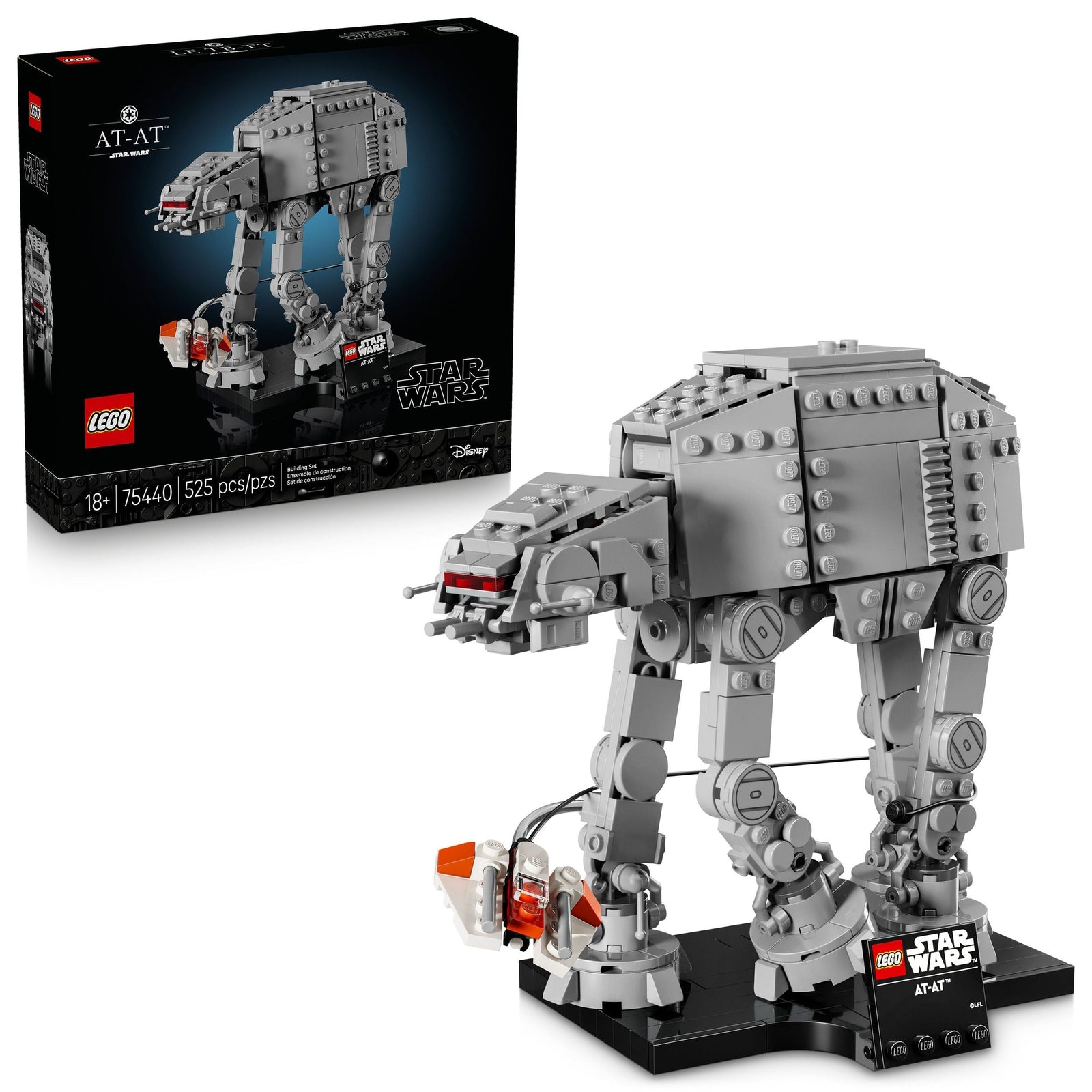 AT-AT Walker Toy Building Set - 75440, 525-pcs, Ages 18+ V6U1 - product image 1