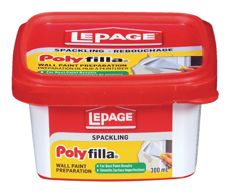 Polyfilla Wall Paint Preparation Spackling, Hole/Crack Repair Filler, White W0F2