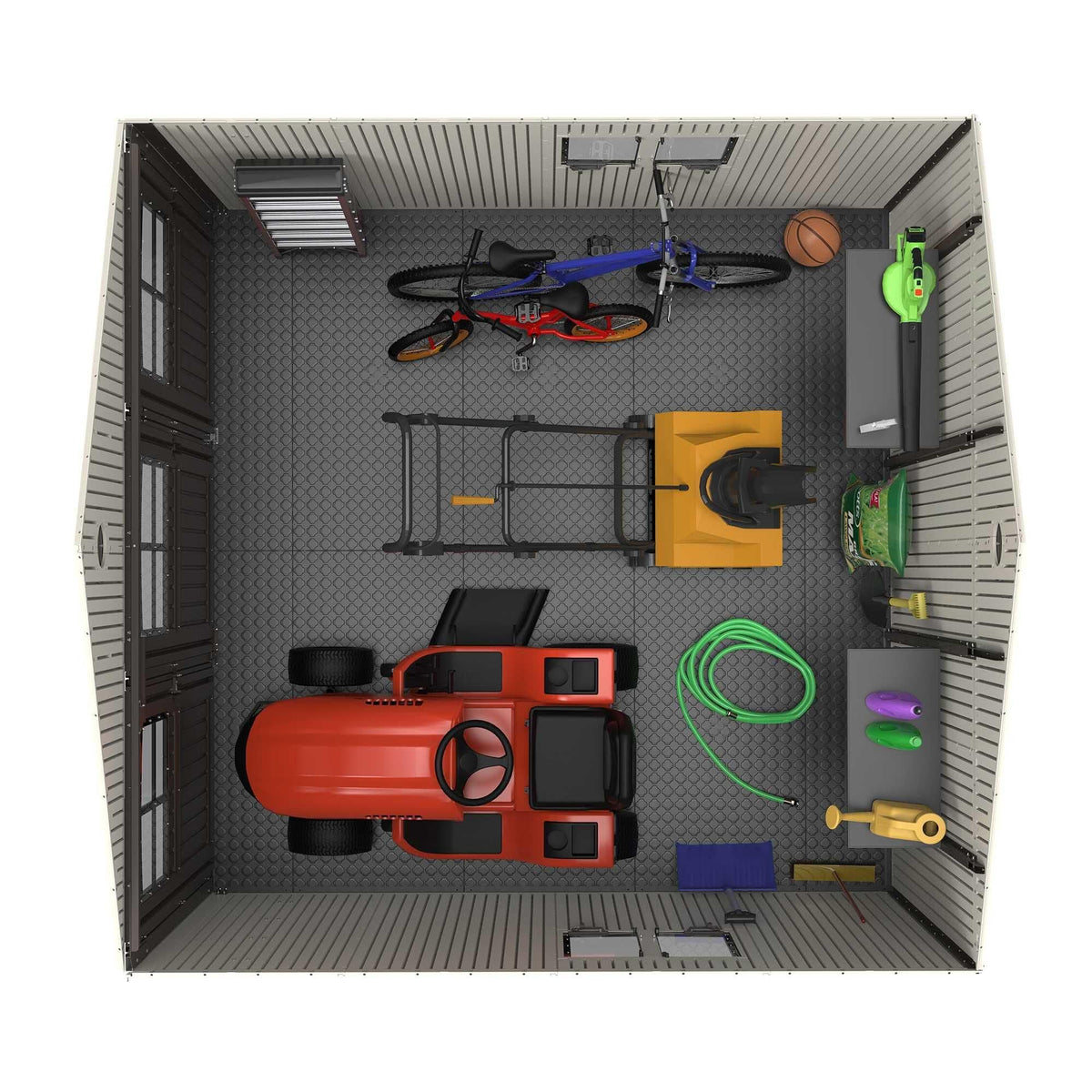 Outdoor Storage Shed, 11-ft x 11-ft D0S2 - product image 2