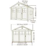 Outdoor Storage Shed, 11-ft x 11-ft D0S2 - product image 3