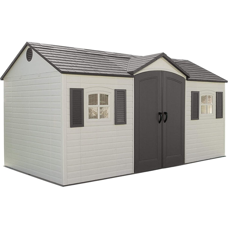 Outdoor Storage Shed with Windows, 8-ft x 15-ft Z9R8