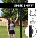 Portable Adjustable Basketball Backboard, Hoop & Net System, 50-in P8W9 - product image 3