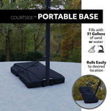 Portable Adjustable Basketball Backboard, Hoop & Net System, 50-in P8W9 - product image 6