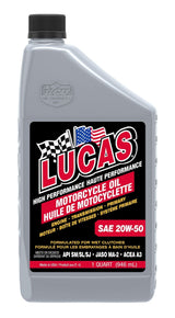 SAE 20W-50 High Performance Motorcycle Oil, 946-mL F3M8 - product image 1