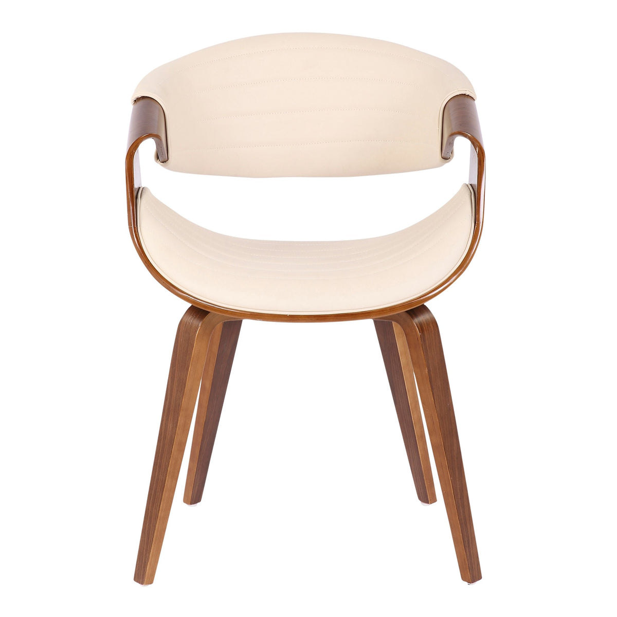 Symphony Faux Leather Dining/ Accent Chair, Cream D0D0 - product image 2