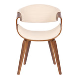 Symphony Faux Leather Dining/ Accent Chair, Cream F9X1 - product image 2