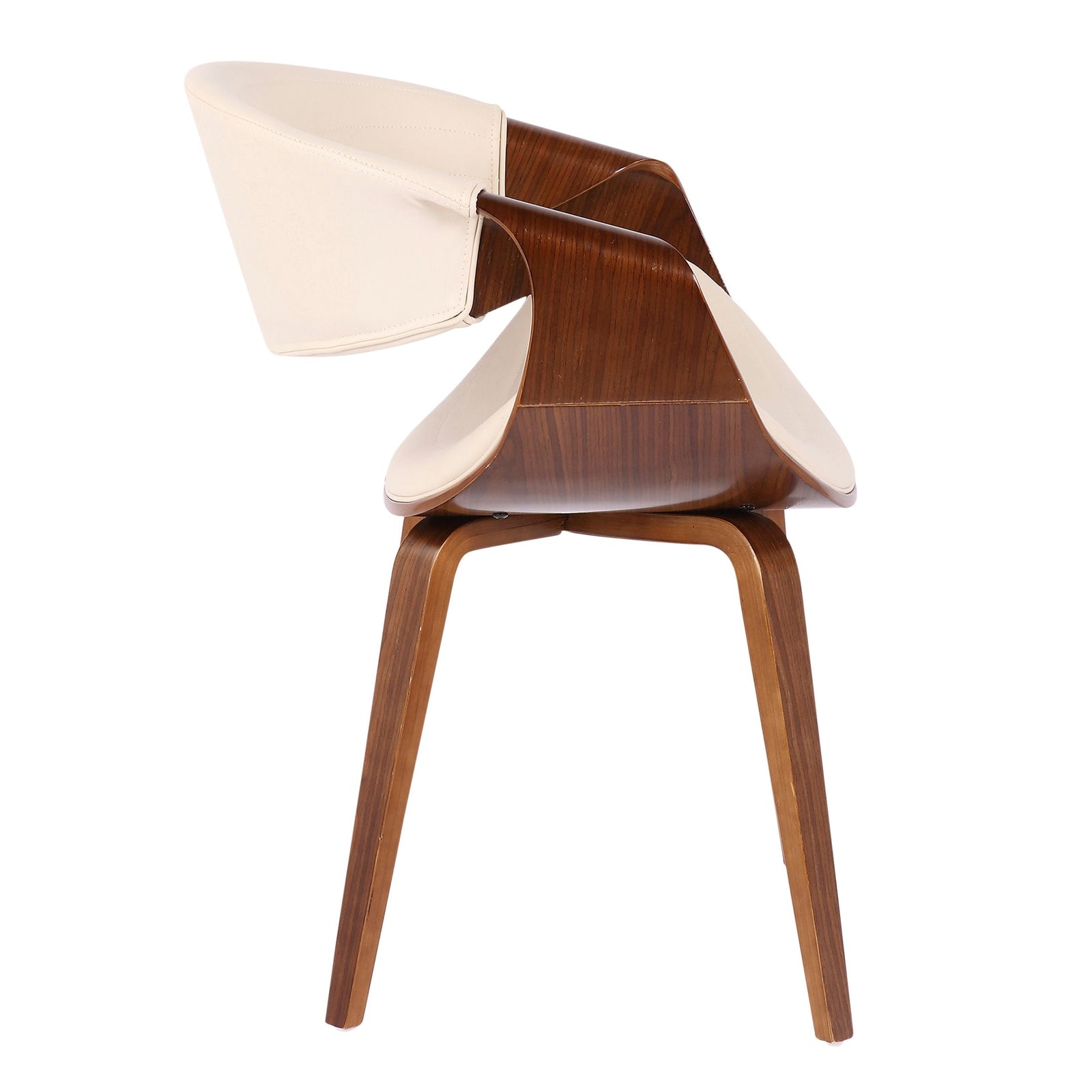 Symphony Faux Leather Dining/ Accent Chair, Cream F9X1 - product image 4
