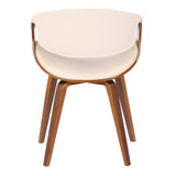Symphony Faux Leather Dining/ Accent Chair, Cream D0D0 - product image 6