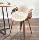 Symphony Faux Leather Dining/ Accent Chair, Cream D0D0 - product image 8