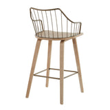 Winston Fixed-Height Counter Stool, Wood, 26-in I1I6 - product image 6