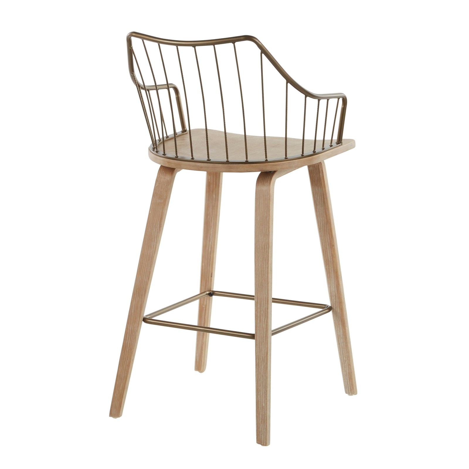 Winston Fixed-Height Counter Stool, Wood, 26-in I1I6 - product image 6