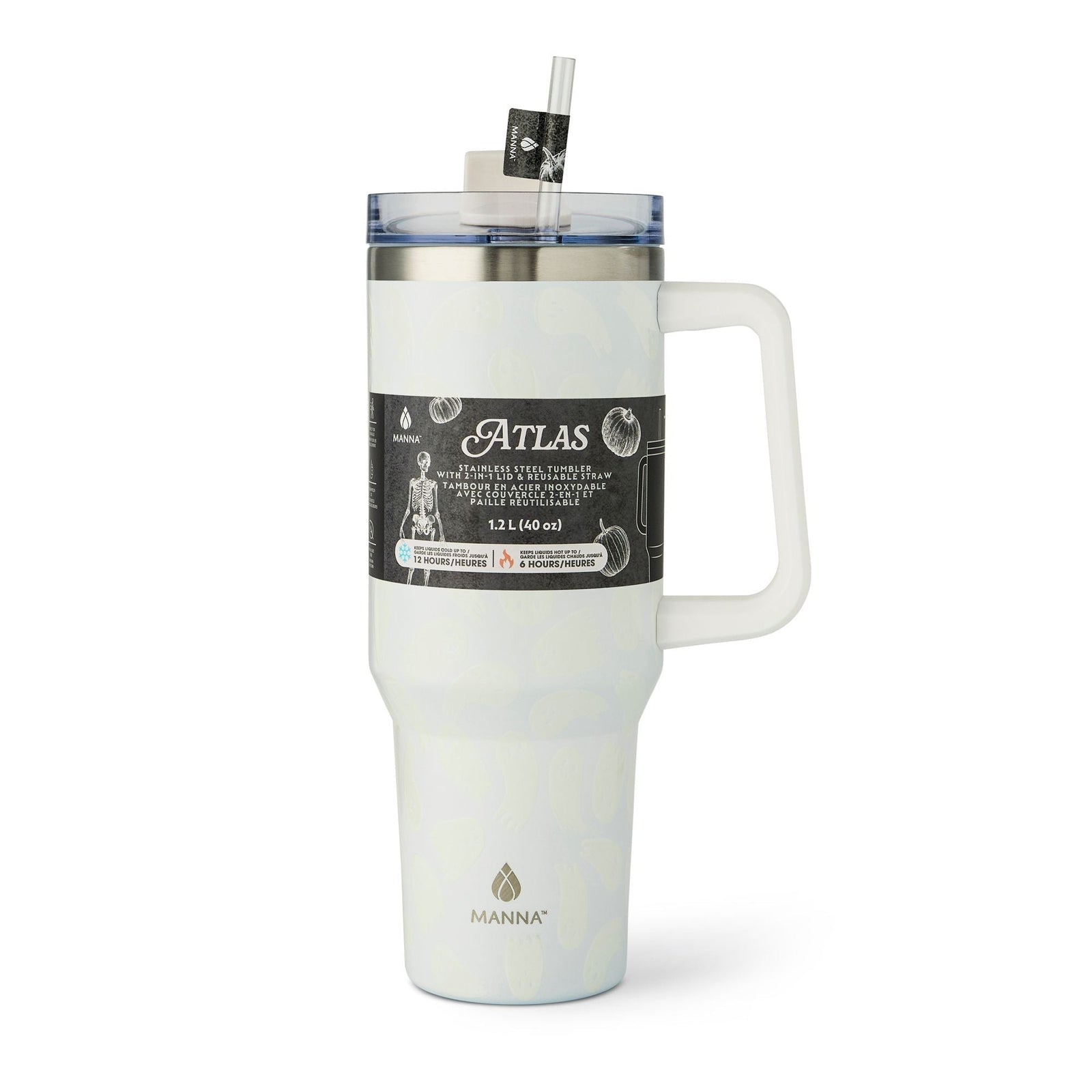 1.2-L BPA-Free Insulated Ghost Atlas Tumbler H2P5 - product image 3