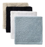 Bar Mop Dish Cloths, Black, Grey & Dusty Blue, 12-in, 8-pk S1O8 - product image 1