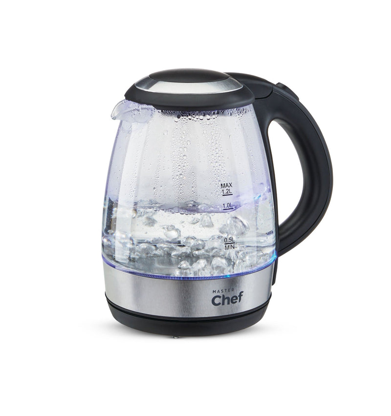Cordless Electric Kettle with Auto Shut Off & Blue Light, Glass, 1.2L N7C1