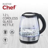 Cordless Electric Kettle with Auto Shut Off & Blue Light, Glass, 1.2L N7C1 - product image 2