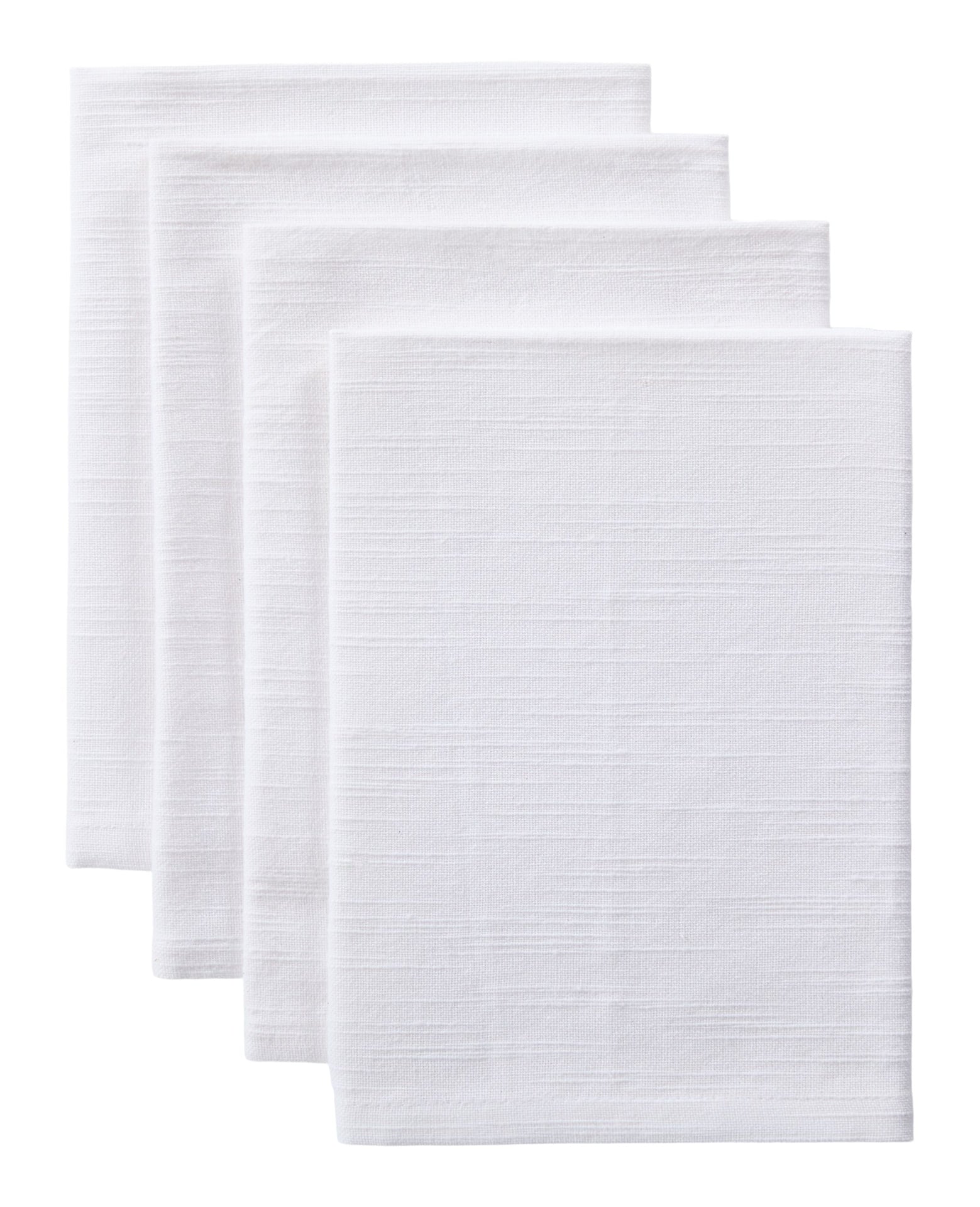 Essential Cotton Dining Napkins, White, 17-in, 4-pk N3Q5 - product image 1