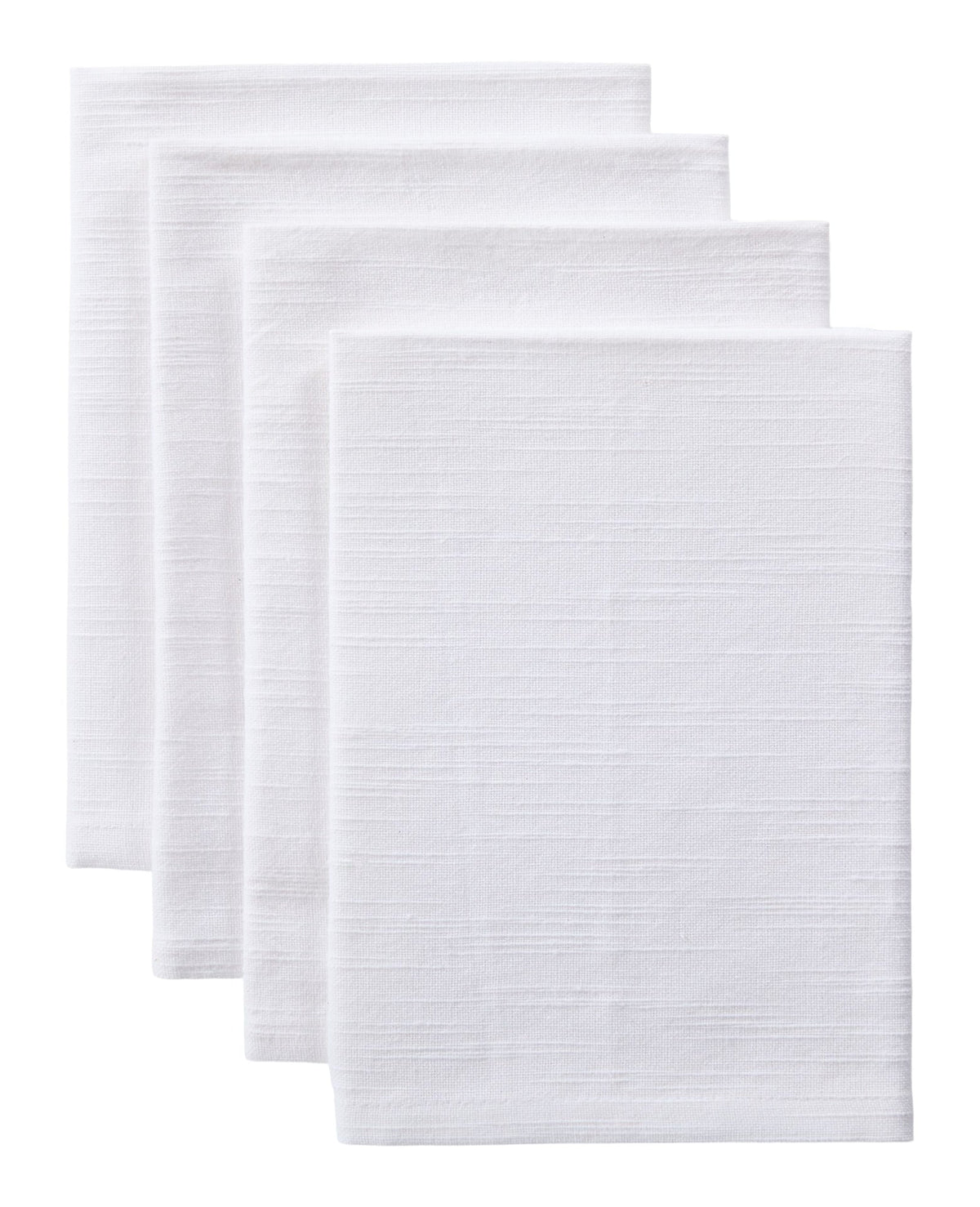Essential Cotton Dining Napkins, White, 17-in, 4-pk T3F4 - product image 1