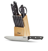 Stainless Steel Knife Block & Kitchen Starter Kit, Ergonomic Grip, 22-pc Q5S6 - product image 1