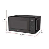 Matte Microwave, Black, 1.1-cu-ft Y6D1 - product image 5