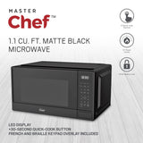 Matte Microwave, Black, 1.1-cu-ft Y6D1 - product image 6