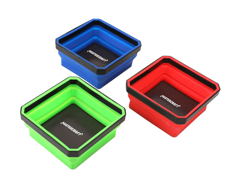 3 Piece Collapsible Magnetic Parts Tray X8P8
