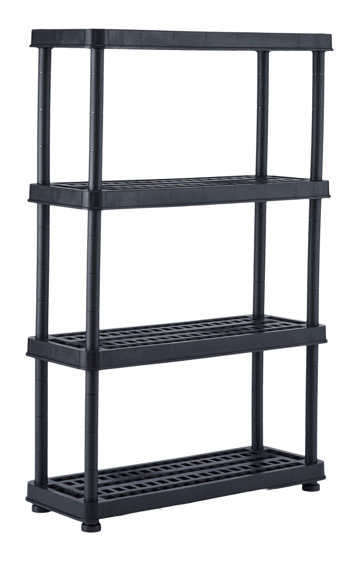 Adjustable 4-Shelf Resin/ Plastic Storage Rack/ Shelving Unit, 36 x 14 x 54.5-in A4V0 - product image 1