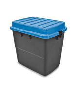 Heavy Duty Storage Box with Wheels and Latched Lid, 210-L, Black/Blue C4C8 - product image 1