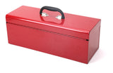 Portable Metal Hip Roof Tool Box with Removable Tray, 19-in, Red L7A0 - product image 2