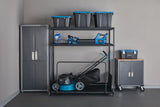 Seasonal Storage Rack with Rolling Platform Cart, Black, 65.5-in x 35.5-in x 68-in M9P3 - product image 7
