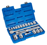 Socket Set 20-pc, 3/4-in Drive, SAE, Steel, Chrome G8H2 - product image 1