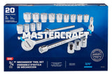 Socket Set 20-pc, 3/4-in Drive, SAE, Steel, Chrome G8H2 - product image 4