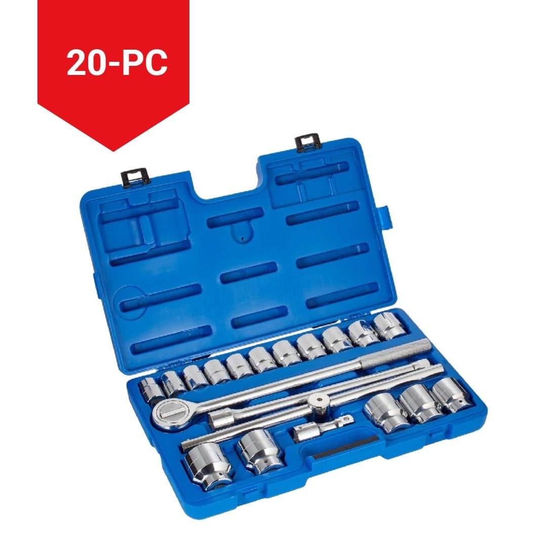 Socket Set 20-pc, 3/4-in Drive, SAE, Steel, Chrome C3R4 - product image 7