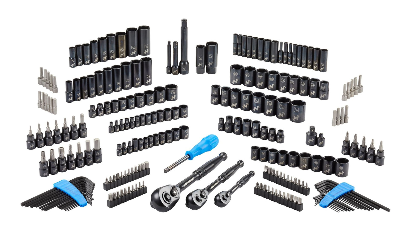 Socket Set, 229-pc, SAE / Metric, CRV, Black Steel Finish W4Q5 - product image 4