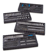 Socket Set, 350-pc, SAE / Metric, CRV, Nickel-Chrome Plating E5C4 - product image 1