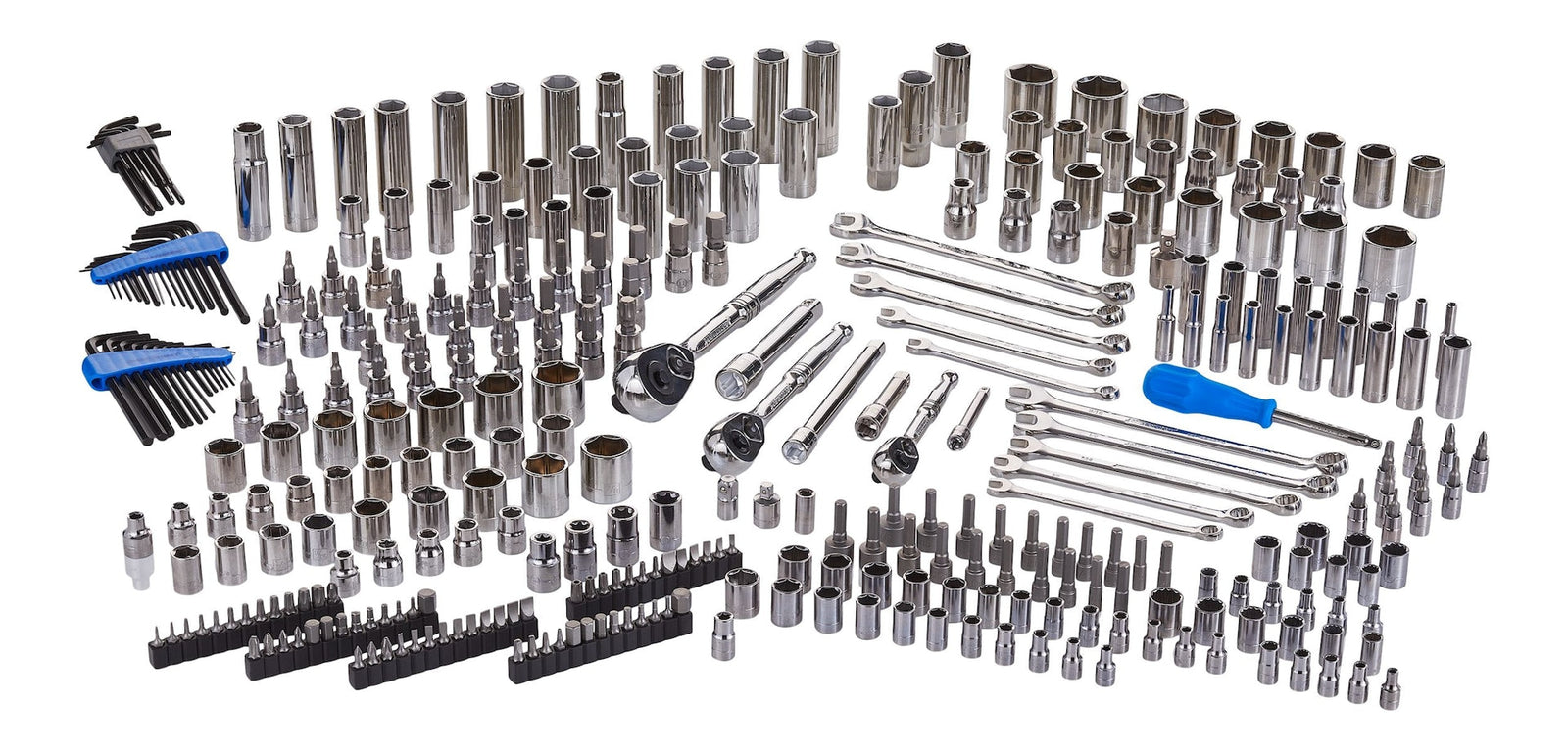Socket Set, 350-pc, SAE / Metric, CRV, Nickel-Chrome Plating E5C4 - product image 2
