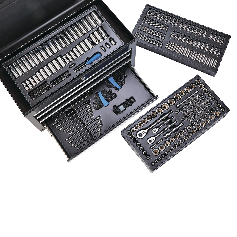 Socket Set, 350-pc, SAE / Metric, CRV, Nickel-Chrome Plating E5C4 - product image 5