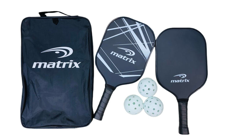 Recreational Official Size Pickleball Paddle/Racket & Ball Set, 5-pc C3U7