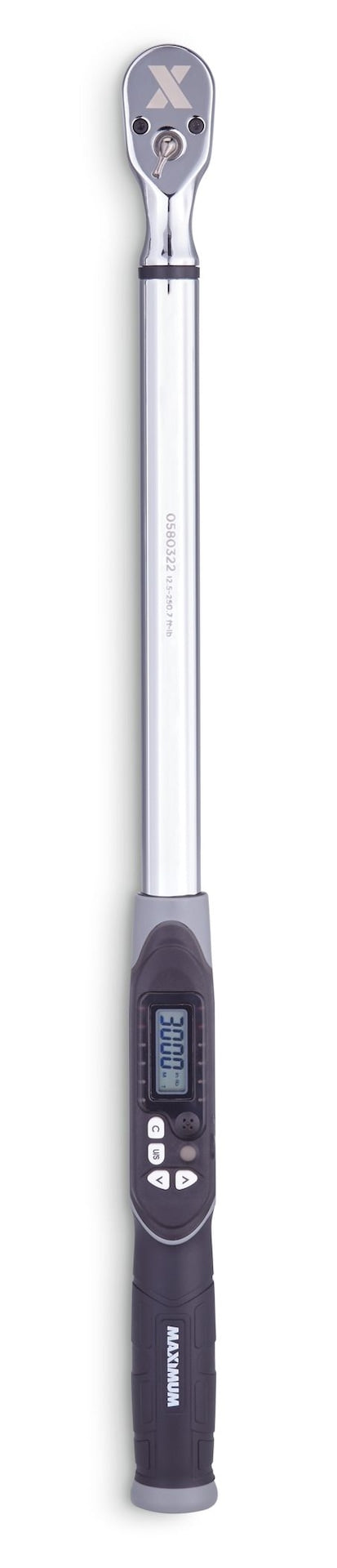 1/2-in Drive Digital Torque Wrench, 12.5-250 ft-lbs V9E6