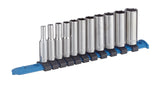 1/4-in Drive Deep Socket Set 11-pc, CRV, Nickel-Chrome Plating L4X6 - product image 1