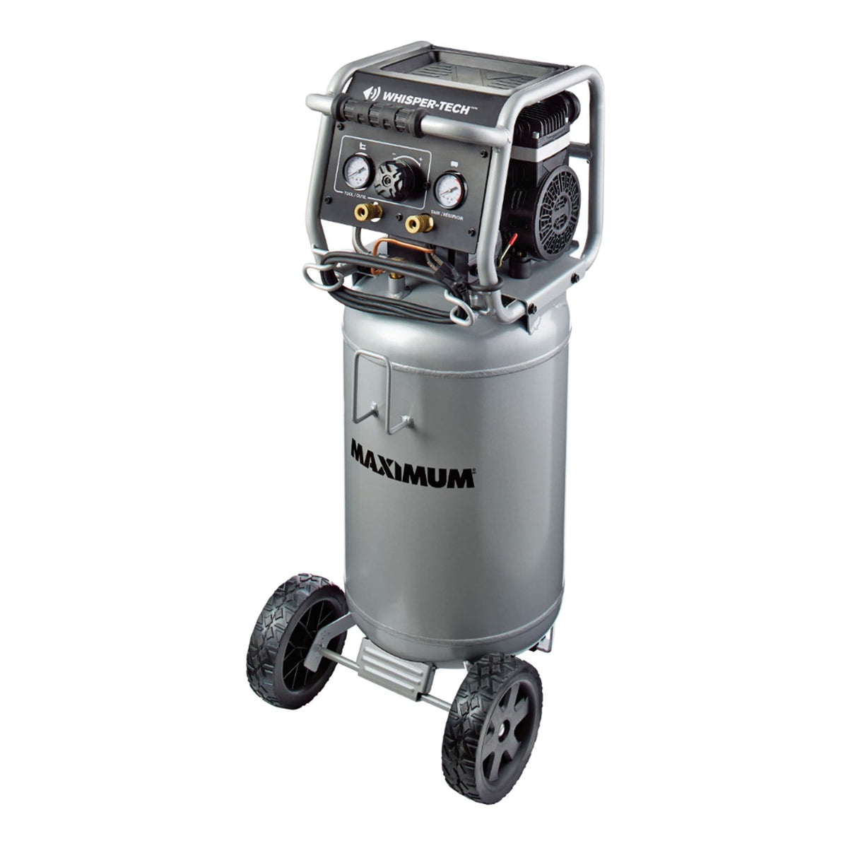 15-Gallon Oil-Free Quiet Portable Vertical Air Compressor with Top Tray G7I9 - product image 3