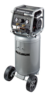15-Gallon Oil-Free Quiet Portable Vertical Air Compressor with Top Tray G7I9 - product image 4